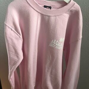 Pink Jack surfboards Huntington Beach sweatshirt size small